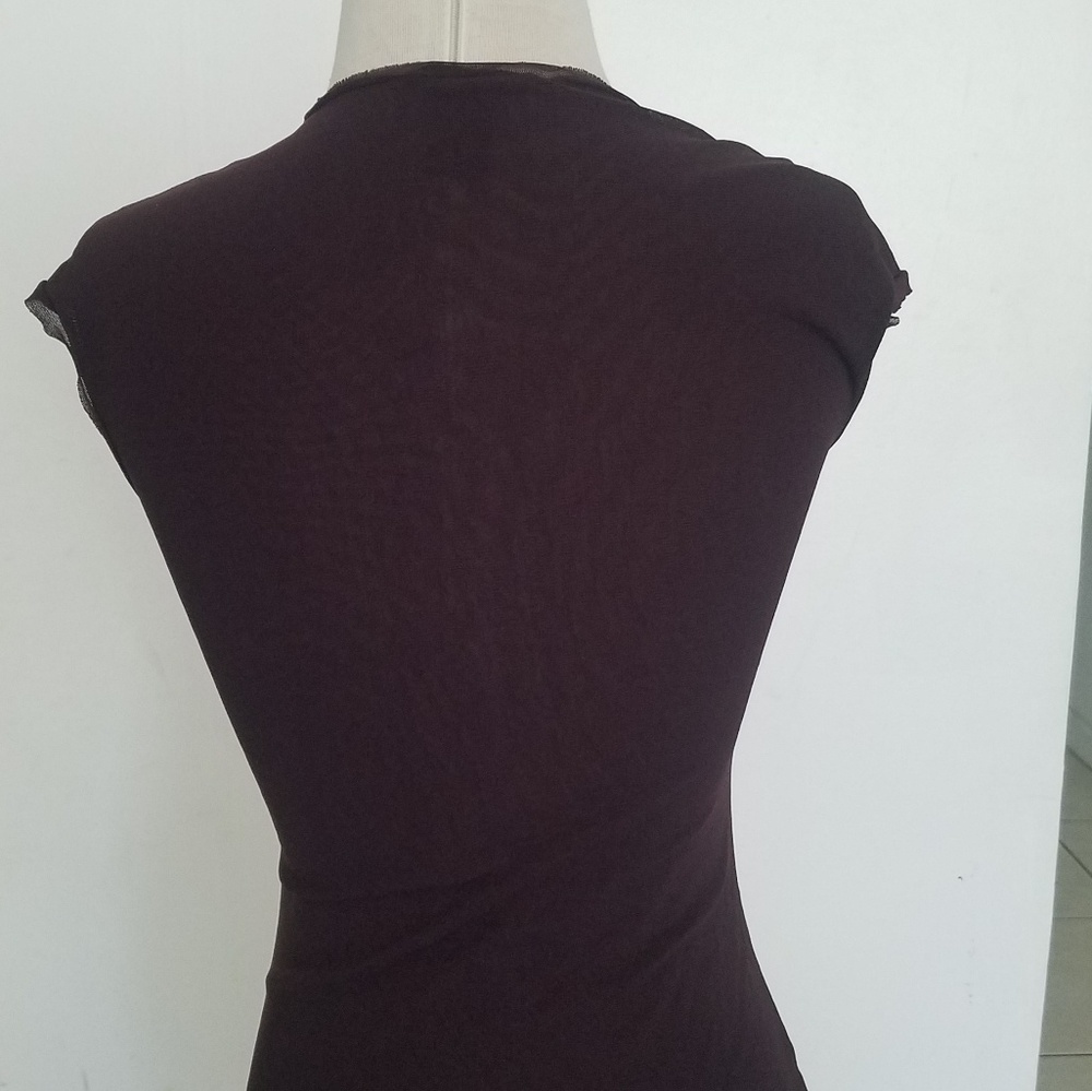 Vivienne Tam Mask Mesh Top Size 0 - Picture 3 of 5